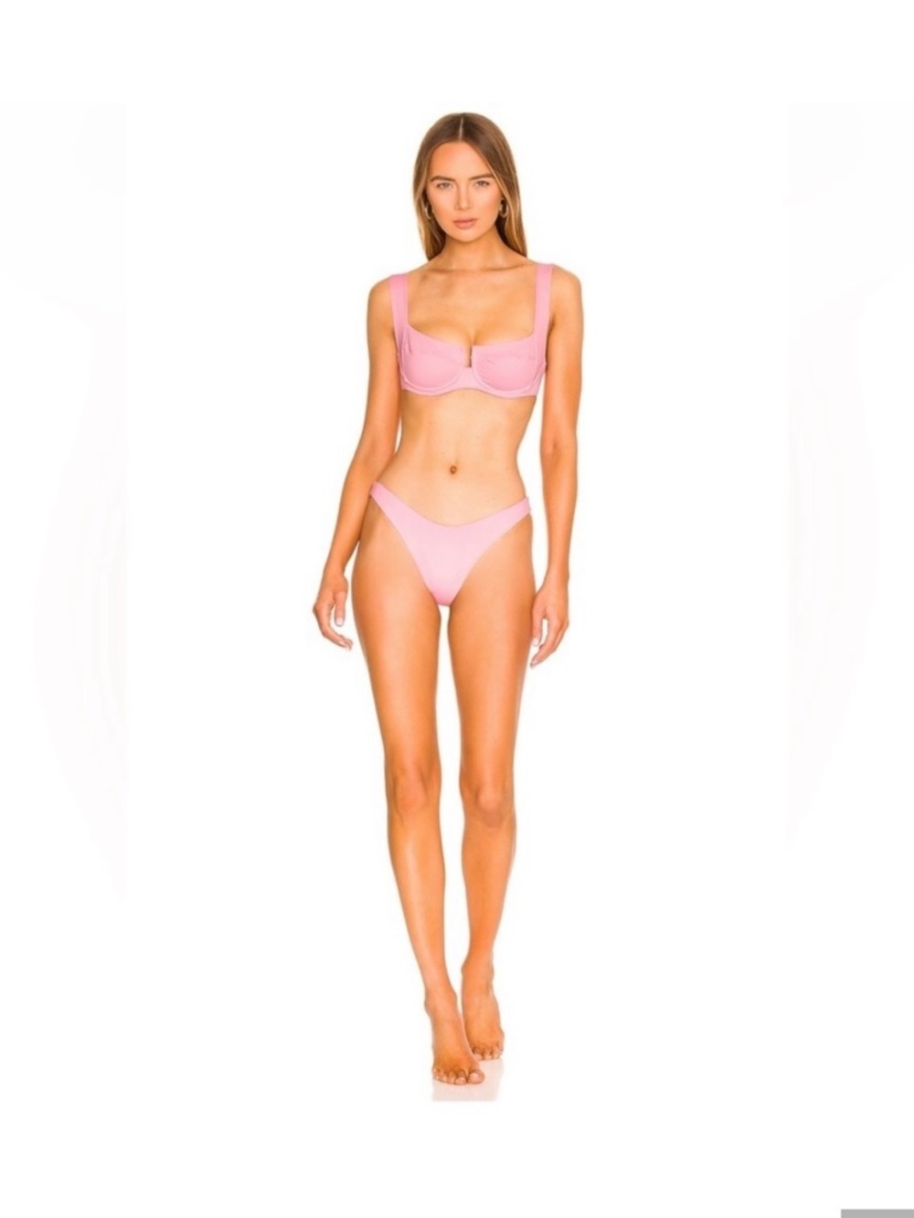 NWT, L Space Cabana Bitsy Bikini Bottom, Crystal Pink, xl